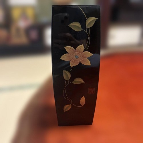 Vaso fiori lacca - fiori, in