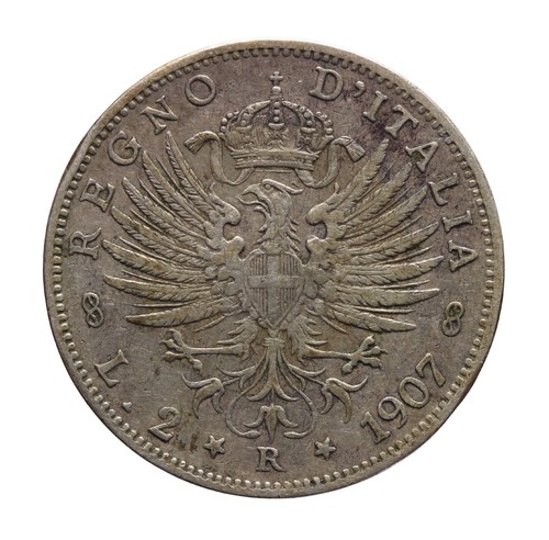 Regno italia 2 lire - dn,