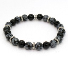 Bracciale uomo donna pietre - bracciale,