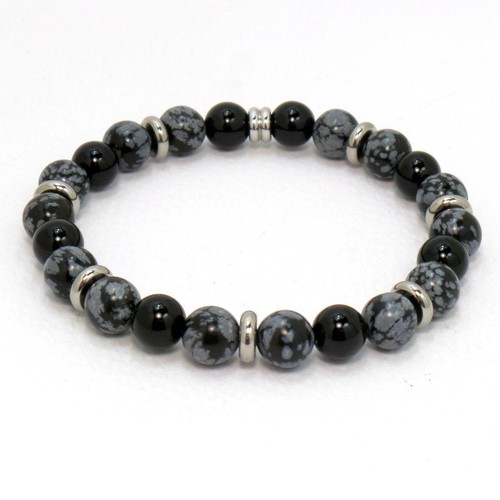Bracciale uomo donna pietre - bracciale,
