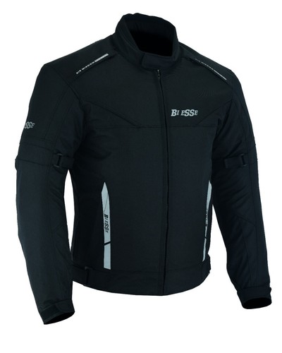 Giacca tessuto moto protezioni - giacca,