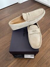 Mocassini scamosciati Prada - colore Deserto - 9.5UK (43.5EU) - usati un giorno