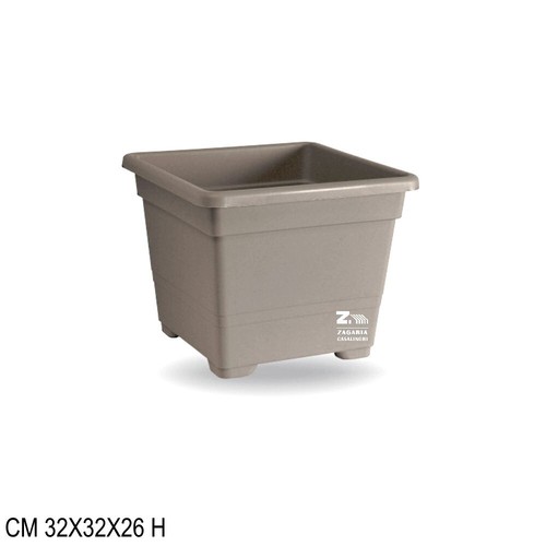 Vaso quadrato 32x32x26 h - quadrato,
