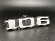 PEUGEOT 106 MK1 LOGO SIGLA EMBLEMA FREGIO STEMMA SCRITTA TARGHETTA BADGE TARGA