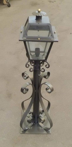 Lampione lanterna acciaio inox - acciaio,