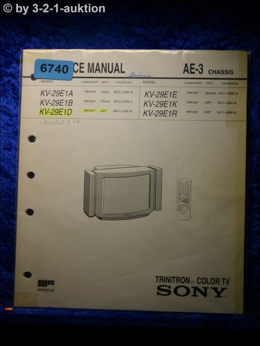Manuale servizio sony - manuale, di