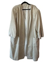 Giacca spolverino lungo lino