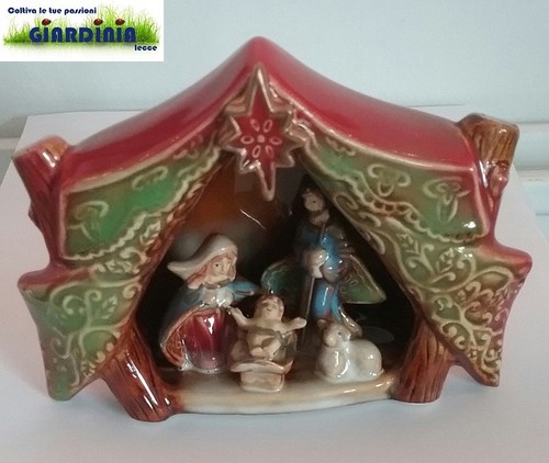 Natale set nativita ceramica - natale,