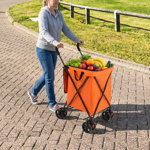 Carrello mano pieghevole con - carrello, a