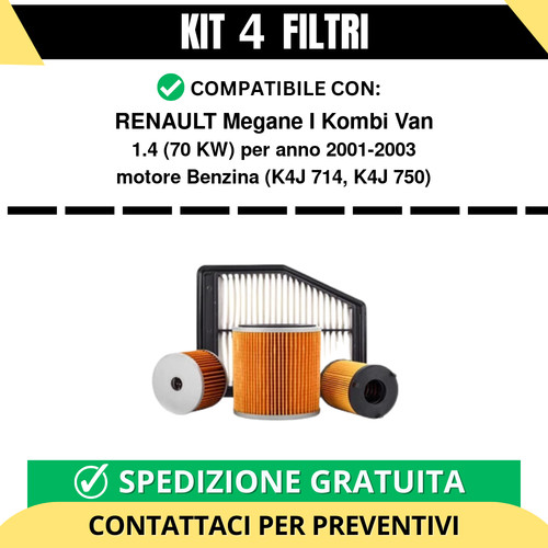 Kit filtri tagliando - 4,