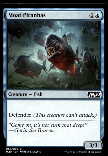 Moat piranhas magic the - piranhas,