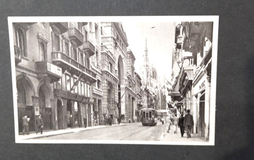 Cartolina milano corso - milano-,