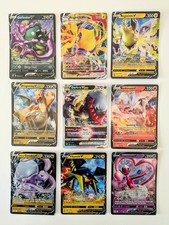 Pokemon LOTTO 9 CARTE V VSTAR VMAX Nm Mint Darkrai Dragonite Reshiram Enamorus