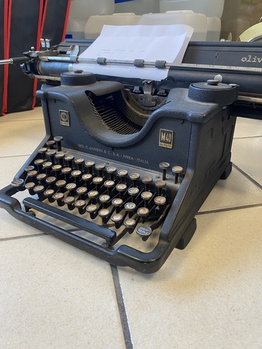 Macchina scrivere olivetti - scrivere,