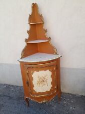 ANGOLIERA LACCATA VENEZIANA - FIORI DIPINTI E CORNICI DORATE  - 1960 EMILIA