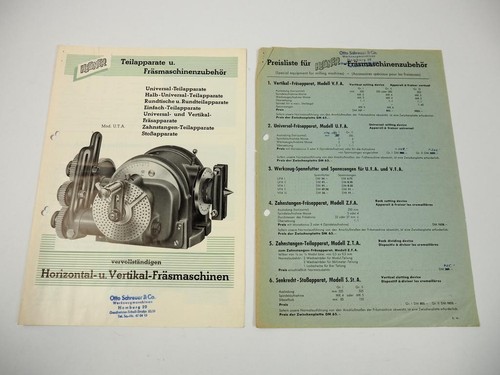 Prospekt hegner fräsmaschinen - prospekt,