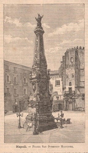 Napoli piazza san domenico - napoli,