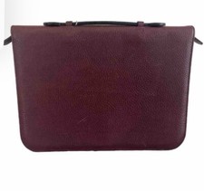 ABELER & BRO CARTELLA PELLE BORDEAUX