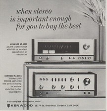 Kenwood Home Stereo 1973 -