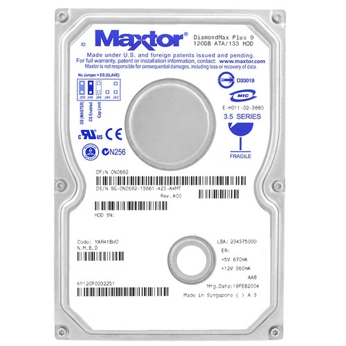 Maxtor 6y120p0 diamondmax plus - 6y120p0,