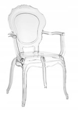 Sedia trasparente queen