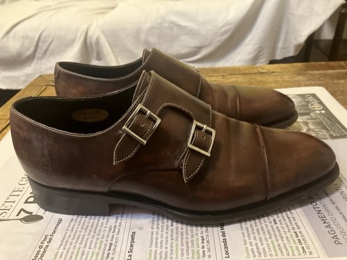 Scarpe santoni doppia fibbia - santoni,