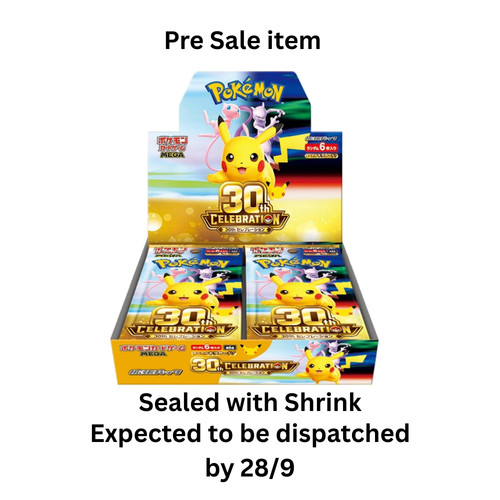 Pre sale pokemon 30th - 🇬🇧,