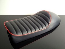 Cafe-Racer Sedile Gobba Seat Selle Universale, Nero