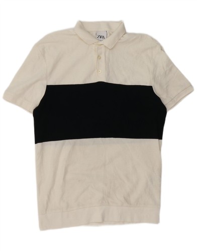 Polo uomo zara piccola bianca - polo,