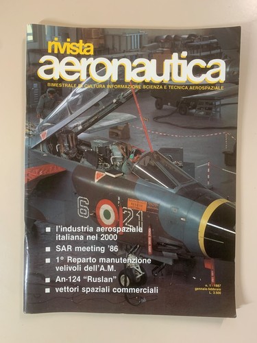 Rivista aeronautica 1987 - rivista,