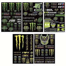 Adesivi grandi Monster Energy