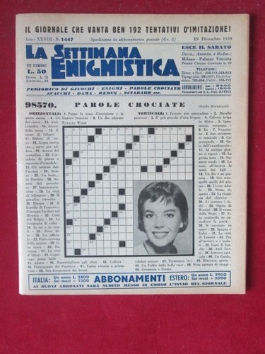 Settimana enigmistica 1447 - enigmistica,