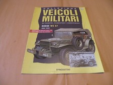 FASCICOLO COLLEZIONE VEICOLI MILITARI DODGE WC57 1942 DEAGOSTINI