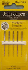 AGHI AGO PER MACCHINA CUCIRE - JOHN JAMES - MISURA 80/11 130/705H (5 GHI) 1 CONF