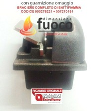 BRACIERE CON BATTIFIAMMA STUFA PELLET NORDICA EXTRAFLAME VIVIANA  COMFORT P70 