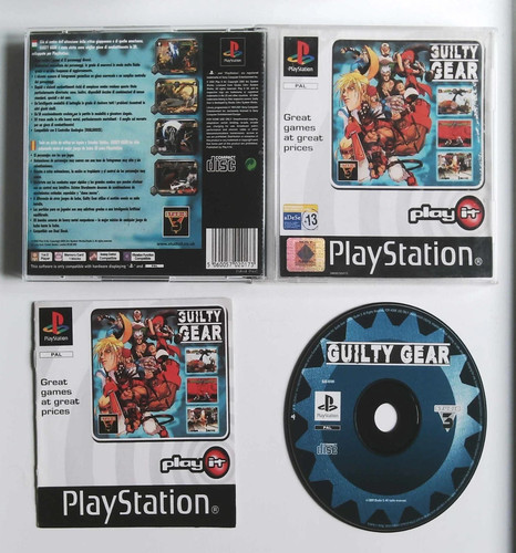 Ps1 guilty gear - guilty, completo