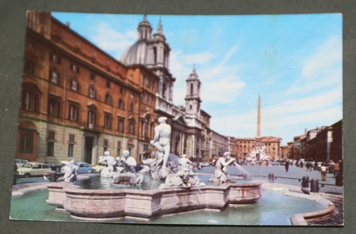 Cartolina epoca piazza - d'epoca:,