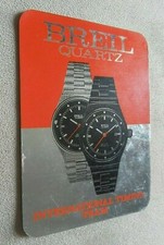 80s BREIL QUARTZ WATCH STICKER