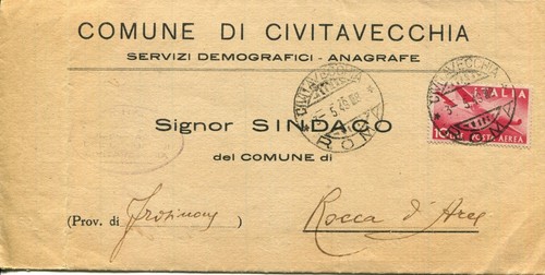 G48 lettera da - lettera, civitavecchia