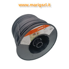 Filo tondo nylon STIHL per decespugliatore nero mm ø  3,3 x 573 metri bobina