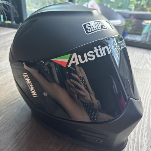 Casco simpson venom - venom, opaco