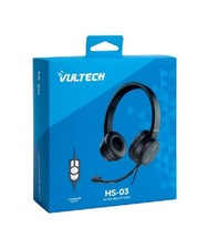 Cuffie e Microfono Con Filo USB Con Archetto Regolabile Vultech HS-03