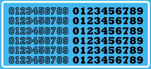 Decalcomanie decals chiffres - decalcomanie, 8