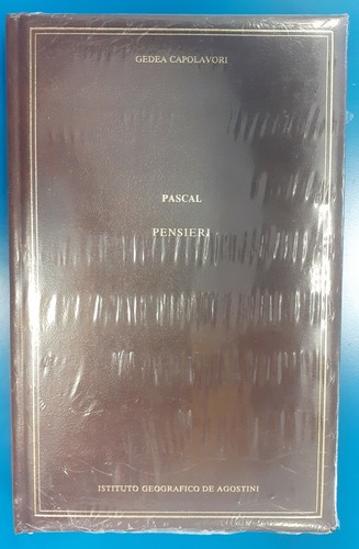 Pascal pensieri gedea - pensieri,