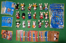 Lotto 18 STARTER PACK Rabbids Raving Invadono Mondo Tempo con carte - leggere