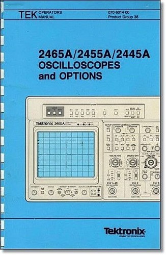 Tektronix 2465a 2455a 2445a - tektronix, 2465a/2455a/2445a