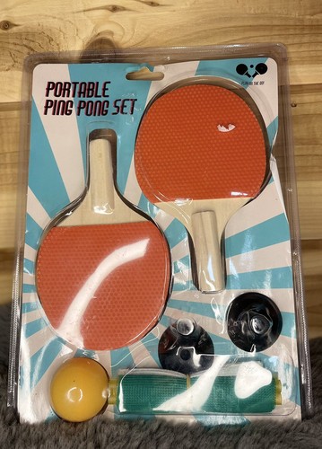Vintage portable ping pong set - vintage,
