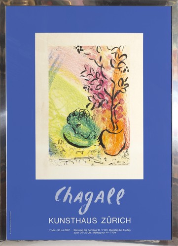 Marc chagall poster mostra - marc,