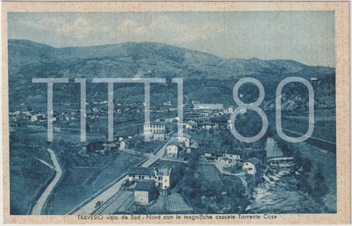 Travesio visto sud nord - da,