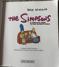 MATT GROENING Hand Signed THE
